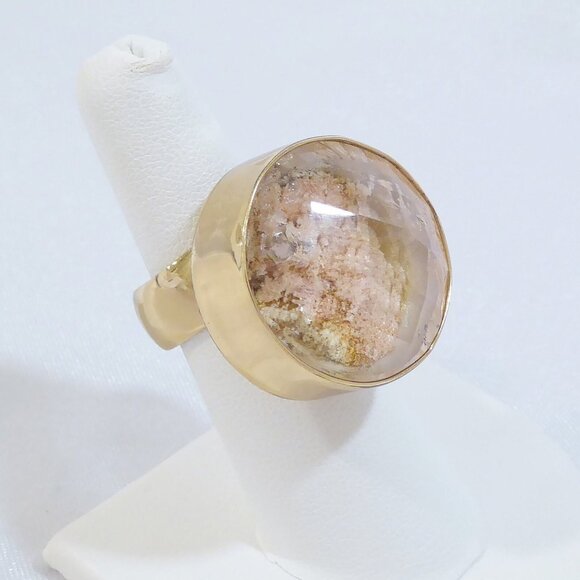 RARE - Charles Albert Lodolite Quartz Ring - vintage - Picture 2 of 8